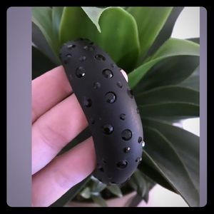 EXPRESS Jeweled Black Bangle